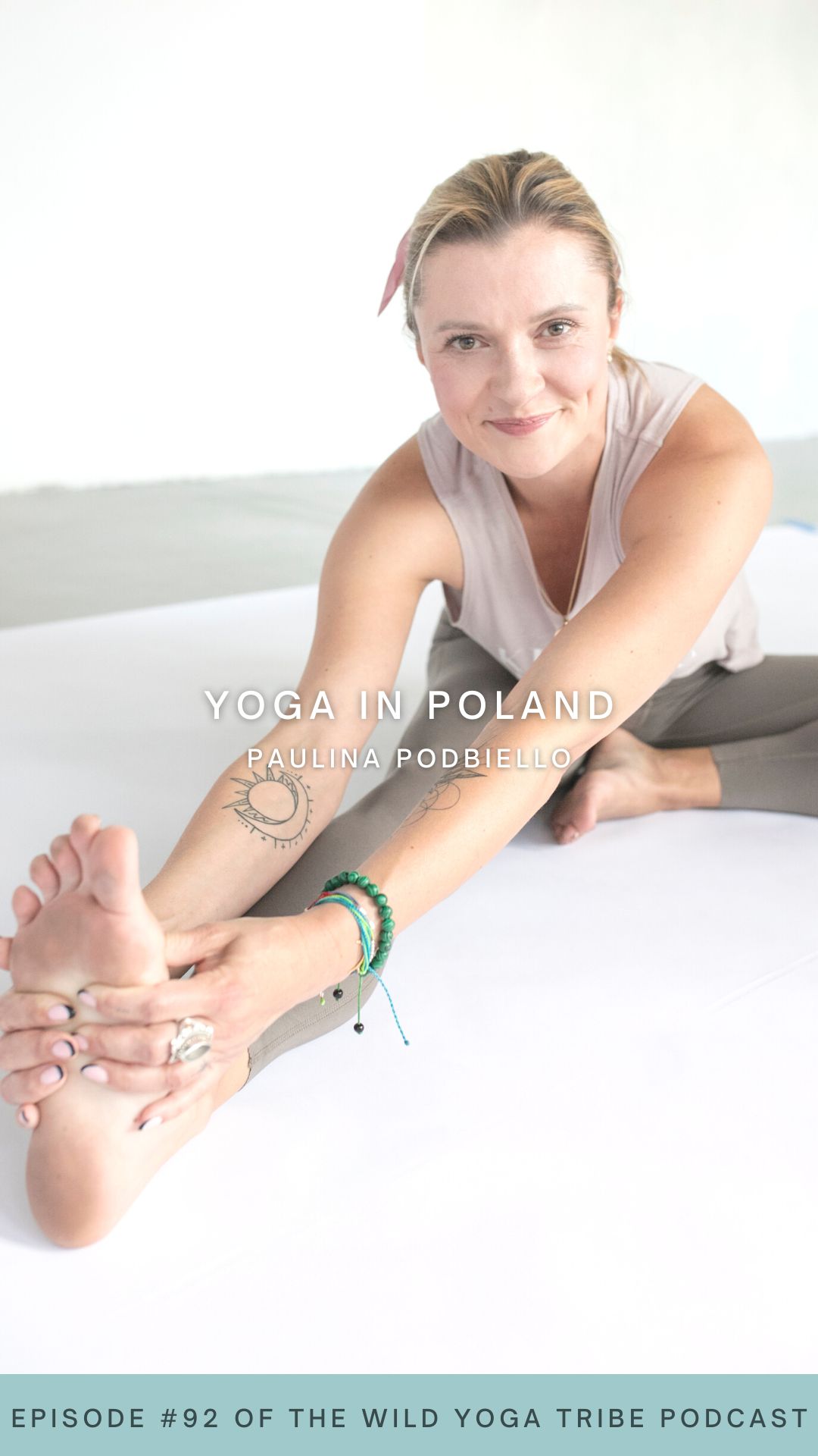 Meet Paulina Podbiello, a yoga teacher from Poland who ignites the power of community and infuses her classes with childlike energy and playfulness. Embrace curiosity, let go of judgment, and rediscover the wonder of life as she guides you to explore your body and breathe in the present moment. Welcome to the world of yoga in Poland! Poland Yoga, Yoga in Poland, Yoga Poland, Visit Poland, Poland, Travel Poland, Yoga Around the World, Global Yoga, International Yoga, Wild Yoga Tribe, Yoga Teacher, and Yoga Teacher Story